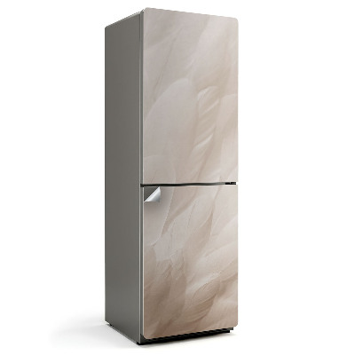 Autocolant pentru frigider Prim-plan al penelor delicate