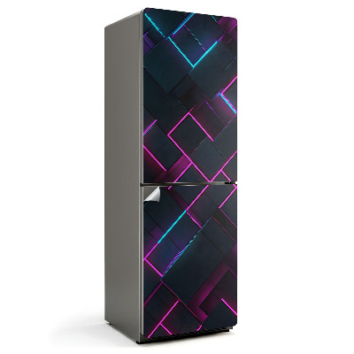 Folie pentru frigider Model geometric futurist