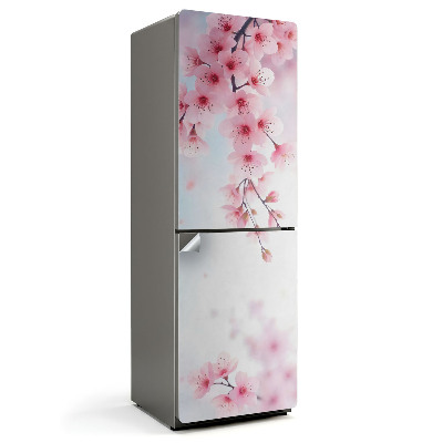 Folie pentru frigider Ramuri de flori în mișcare