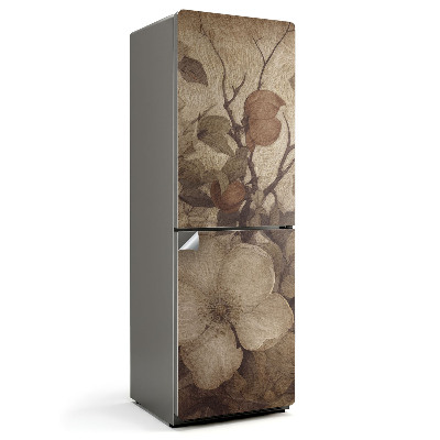 Autocolant pentru frigider Aranjament floral decolorat