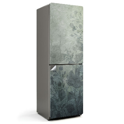 Autocolant pentru frigider Model floral delicat
