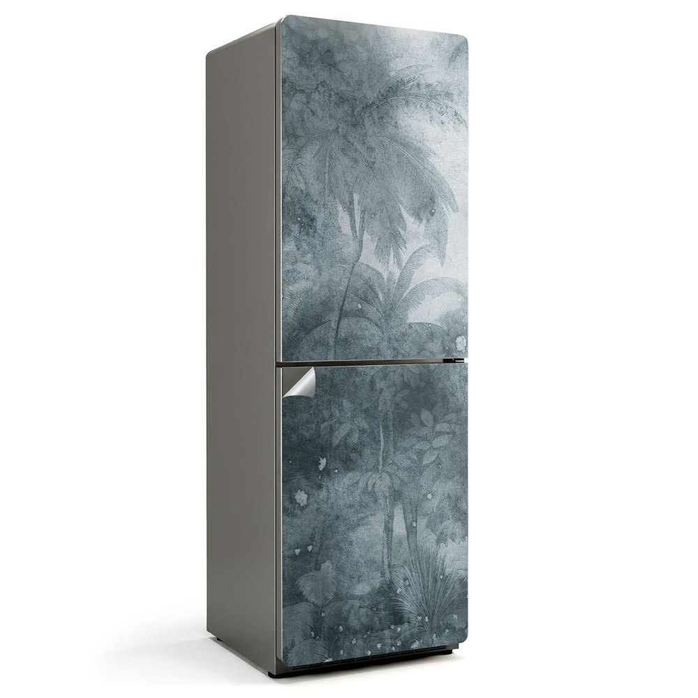 Folie frigider Palmieri tropicali în ceață