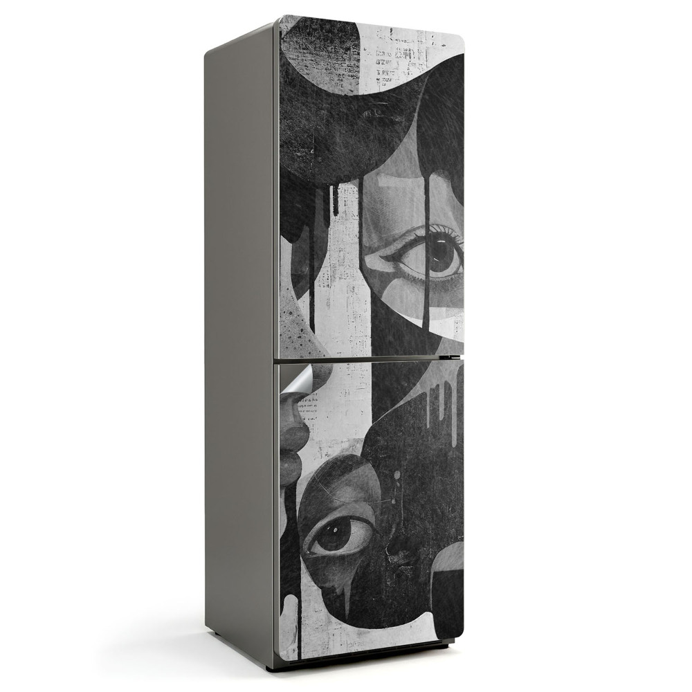 Folie frigider Portrete abstracte de femei