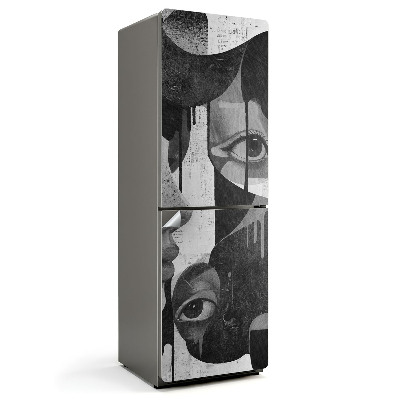 Folie frigider Portrete abstracte de femei