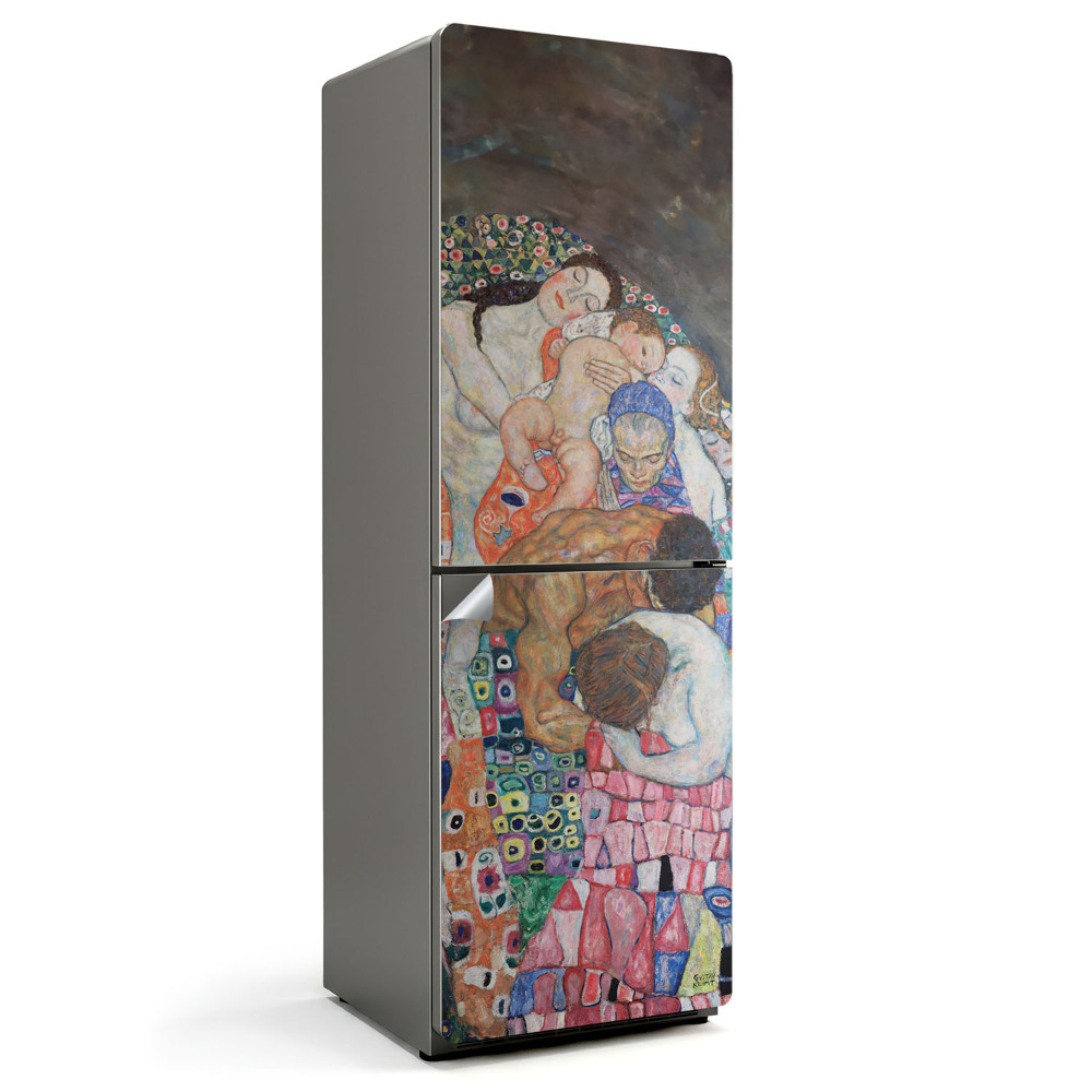 Folie pentru frigider Moartea și viața lui Gustav Klimt