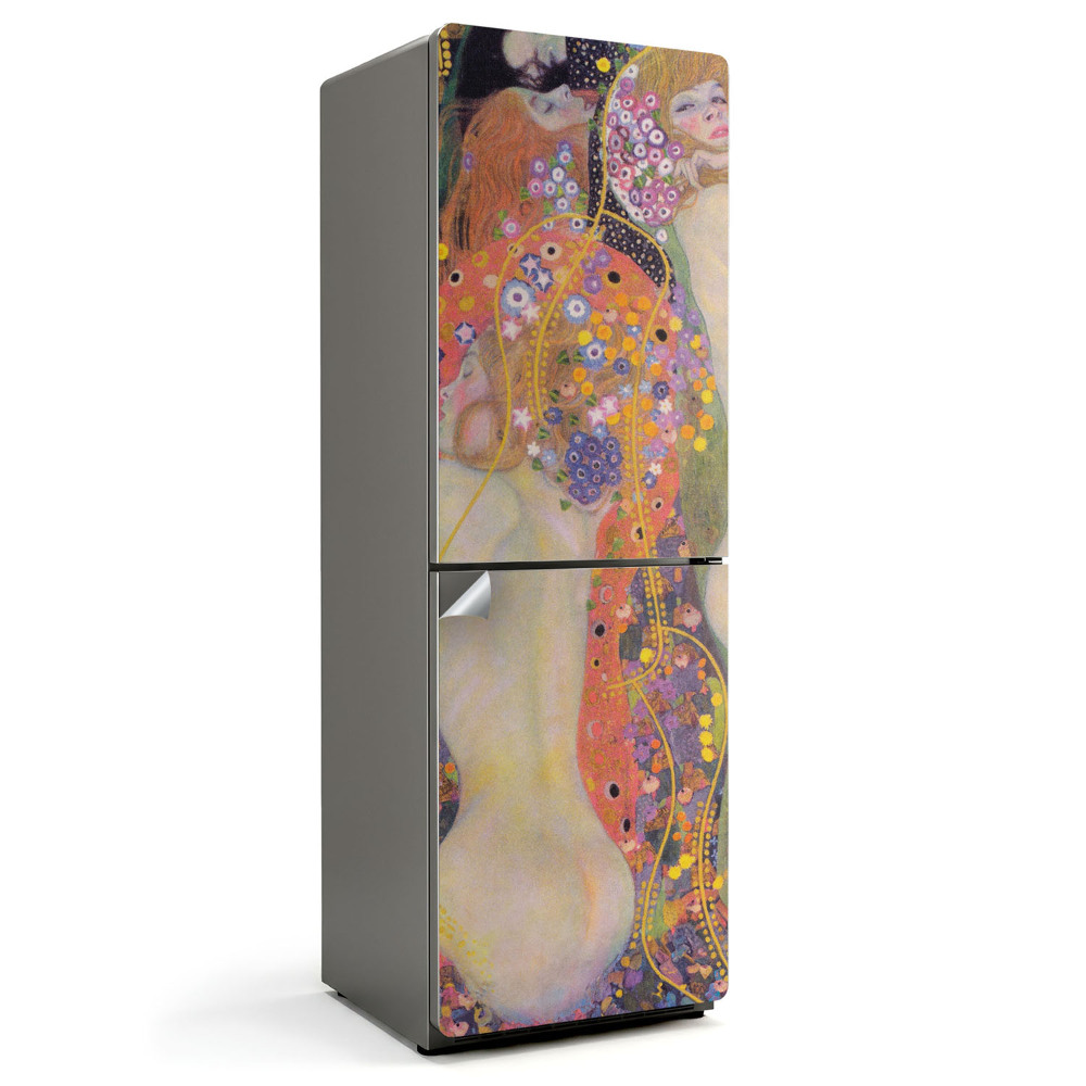 Autocolant pentru frigider Șerpi de apă de Gustav Klimt