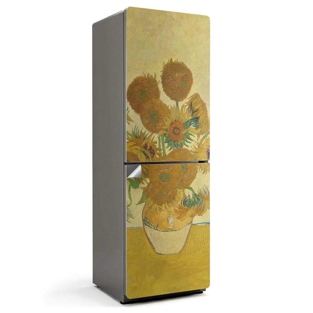 Folie frigider Floarea-soarelui de Van Gogh