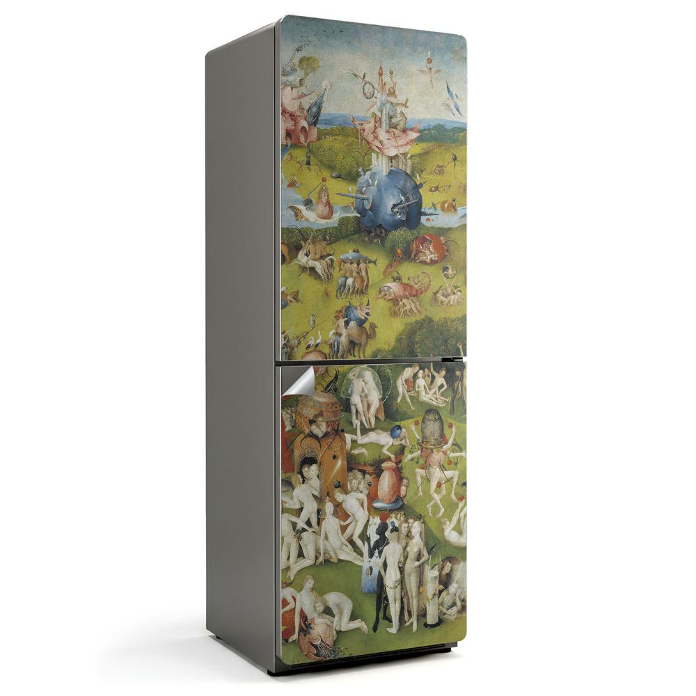 Folie pentru frigider Grădina deliciilor pământești a lui Bosch