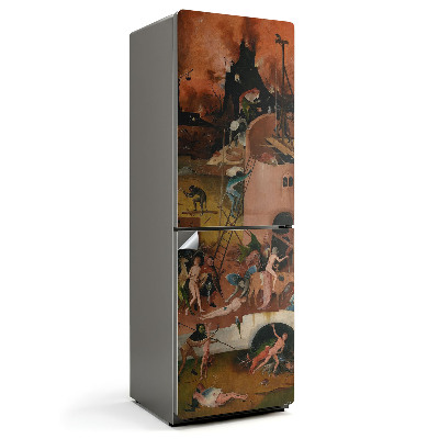 Autocolant pentru frigider Hieronymus Bosch Infernul