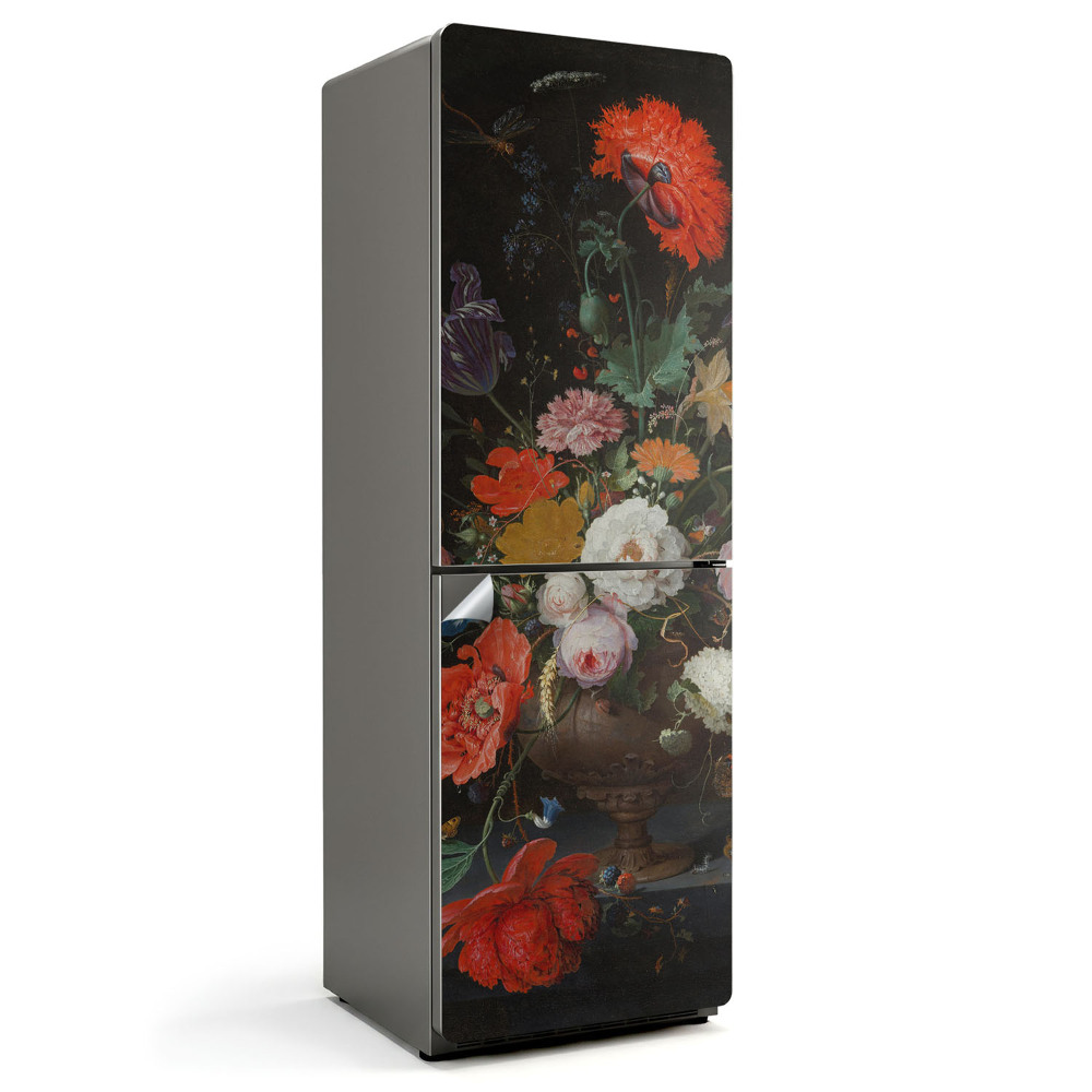 Folie pentru frigider Buchet de flori într-o vază