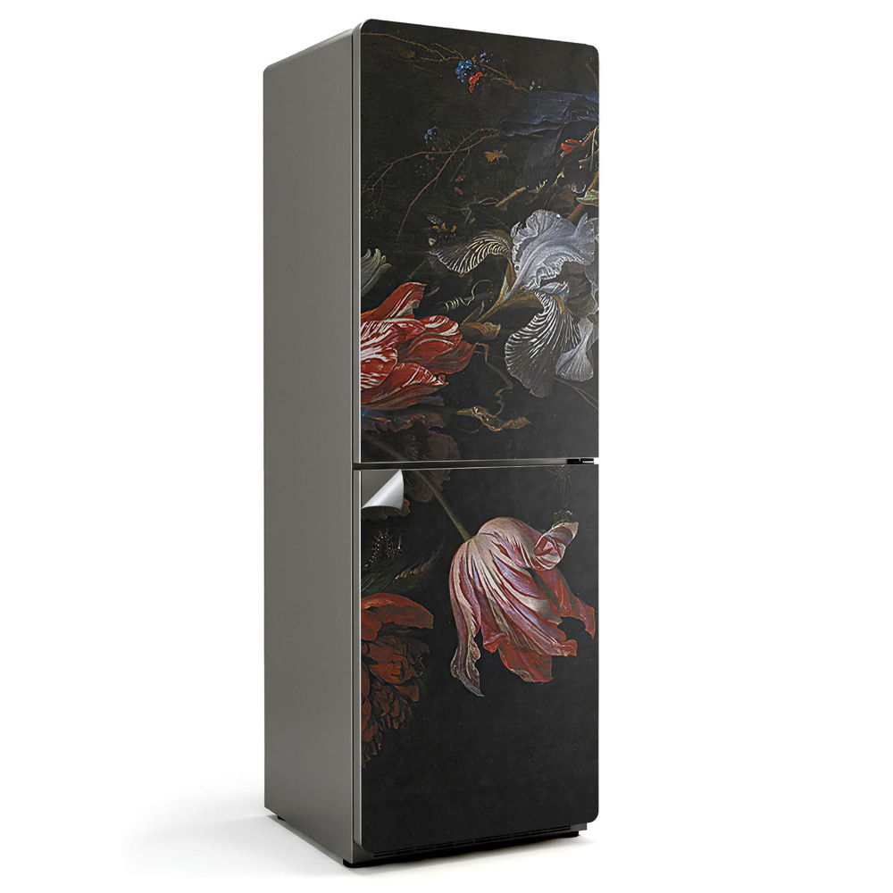 Autocolant pentru frigider Compoziție aranjament floral