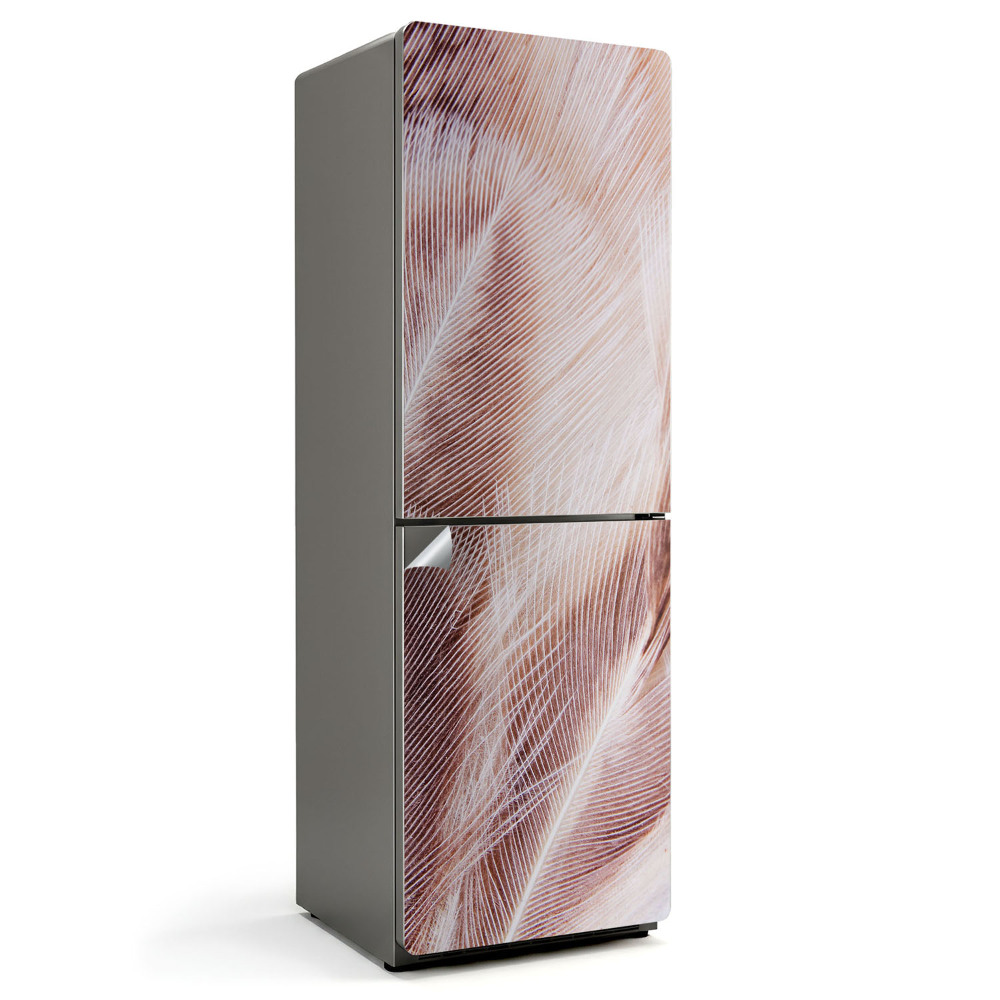 Folie pentru frigider Prim-plan cu pene delicate