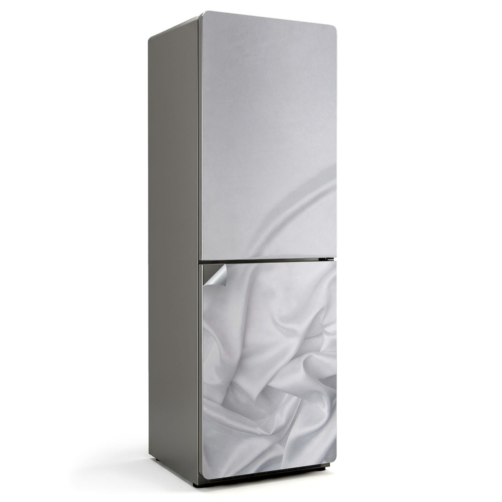 Autocolant pentru frigider Material neted în pliuri