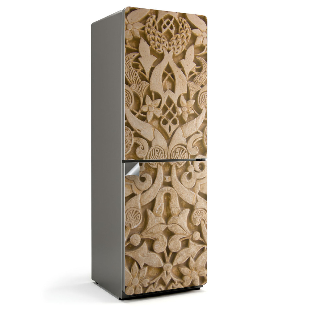 Folie frigider Model de plante cu ornamente