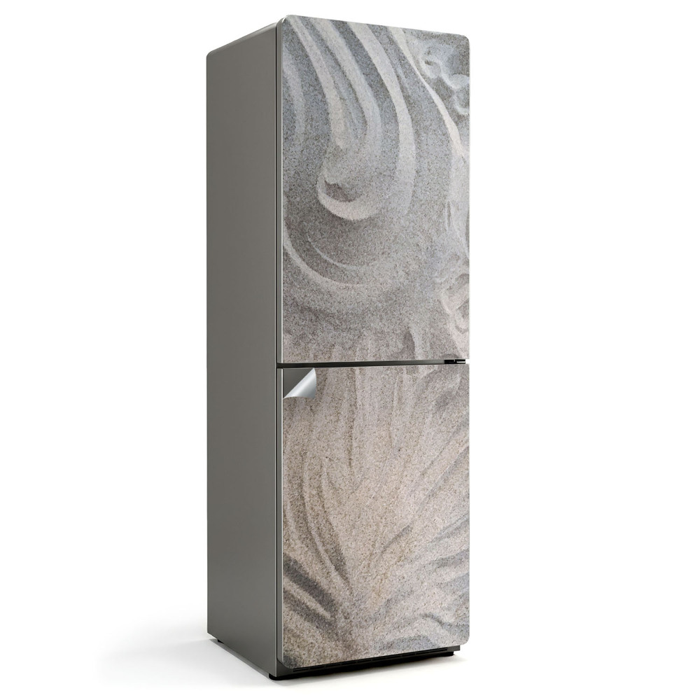 Folie pentru frigider Modele abstracte în nisip