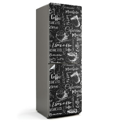 Folie frigider Modele de cești de cafea