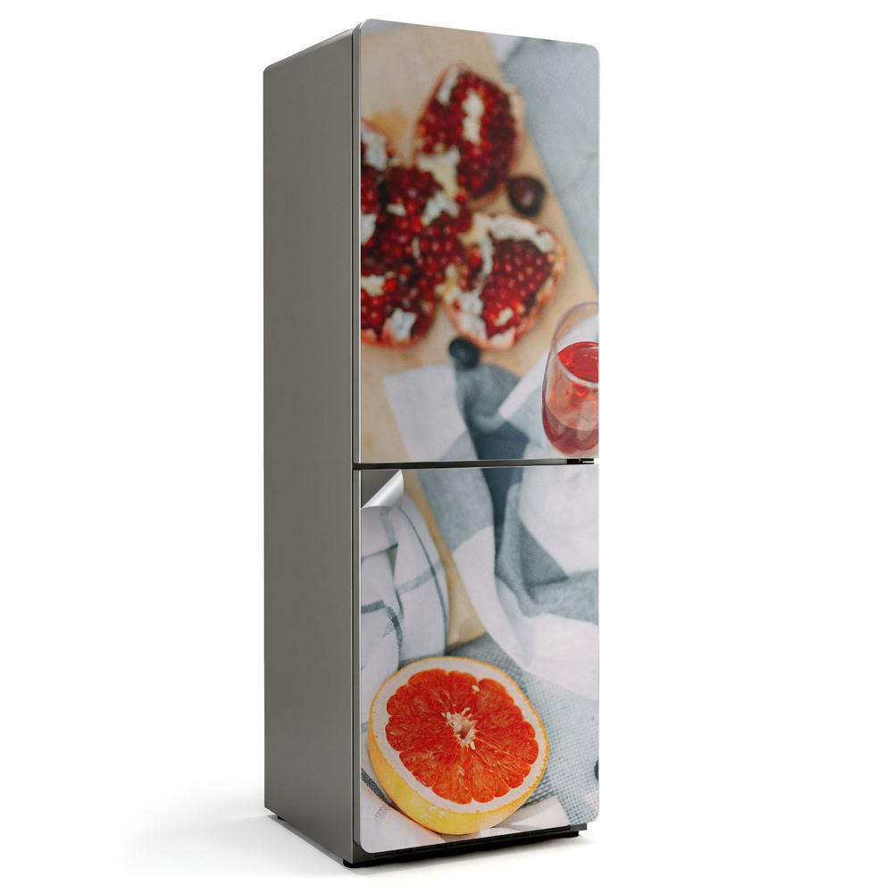 Folie pentru frigider Aranjament de fructe pe masă