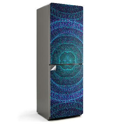 Autocolant pentru frigider Model geometric de mandală