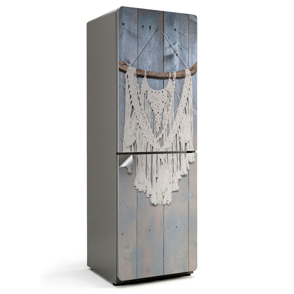 Autocolant pentru frigider Macrame cu franjuri