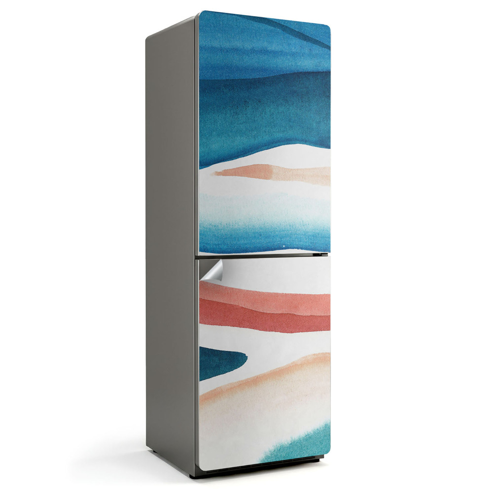 Folie pentru frigider pete abstracte în acuarelă