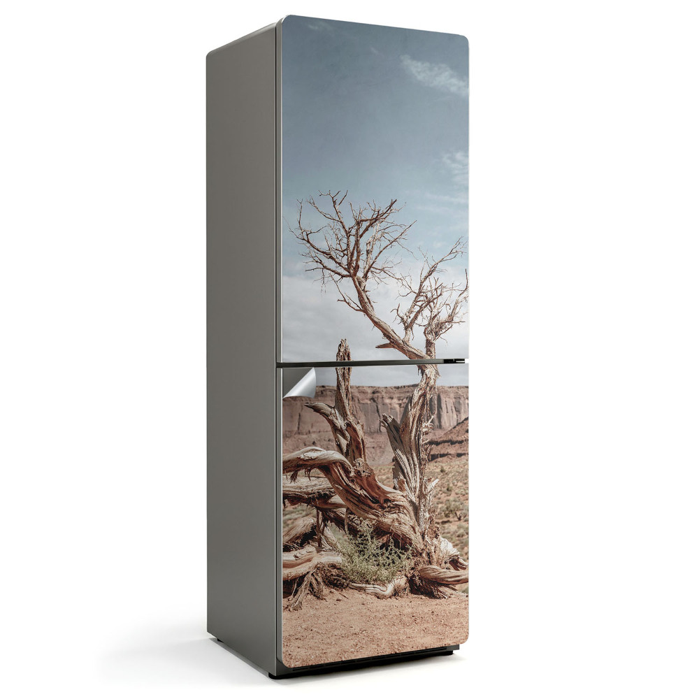 Folie pentru frigider Trunchi de copac răsucit