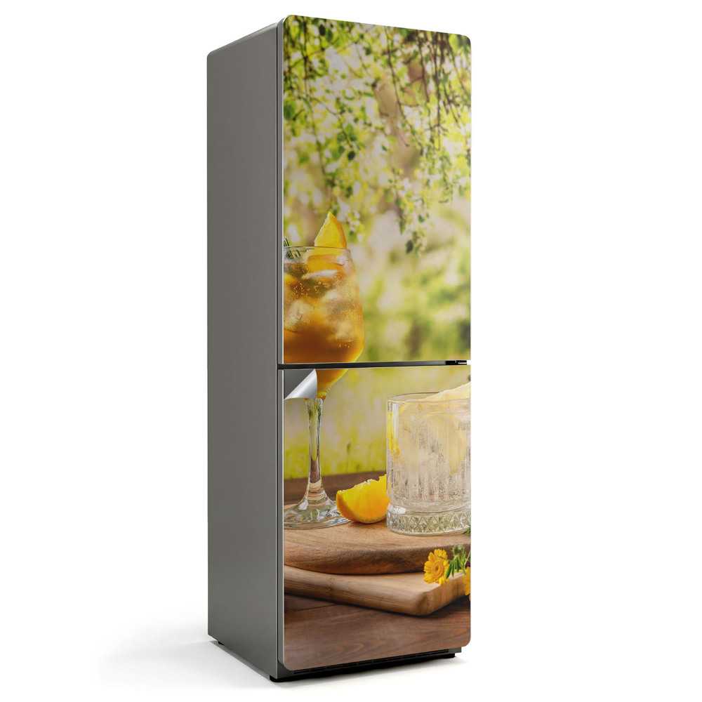 Folie pentru frigider Băuturi răcoritoare în aer liber