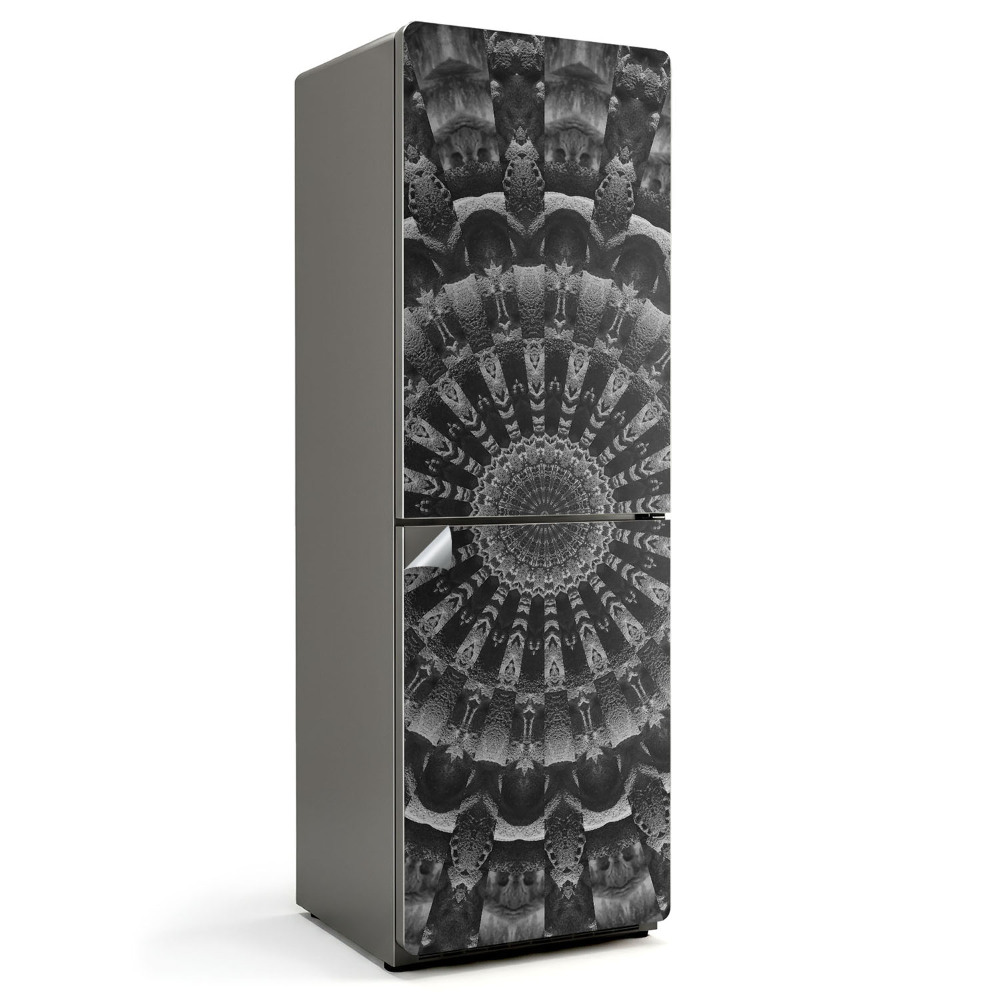 Autocolant pentru frigider Model geometric de mandală