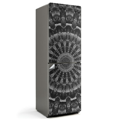 Autocolant pentru frigider Model geometric de mandală