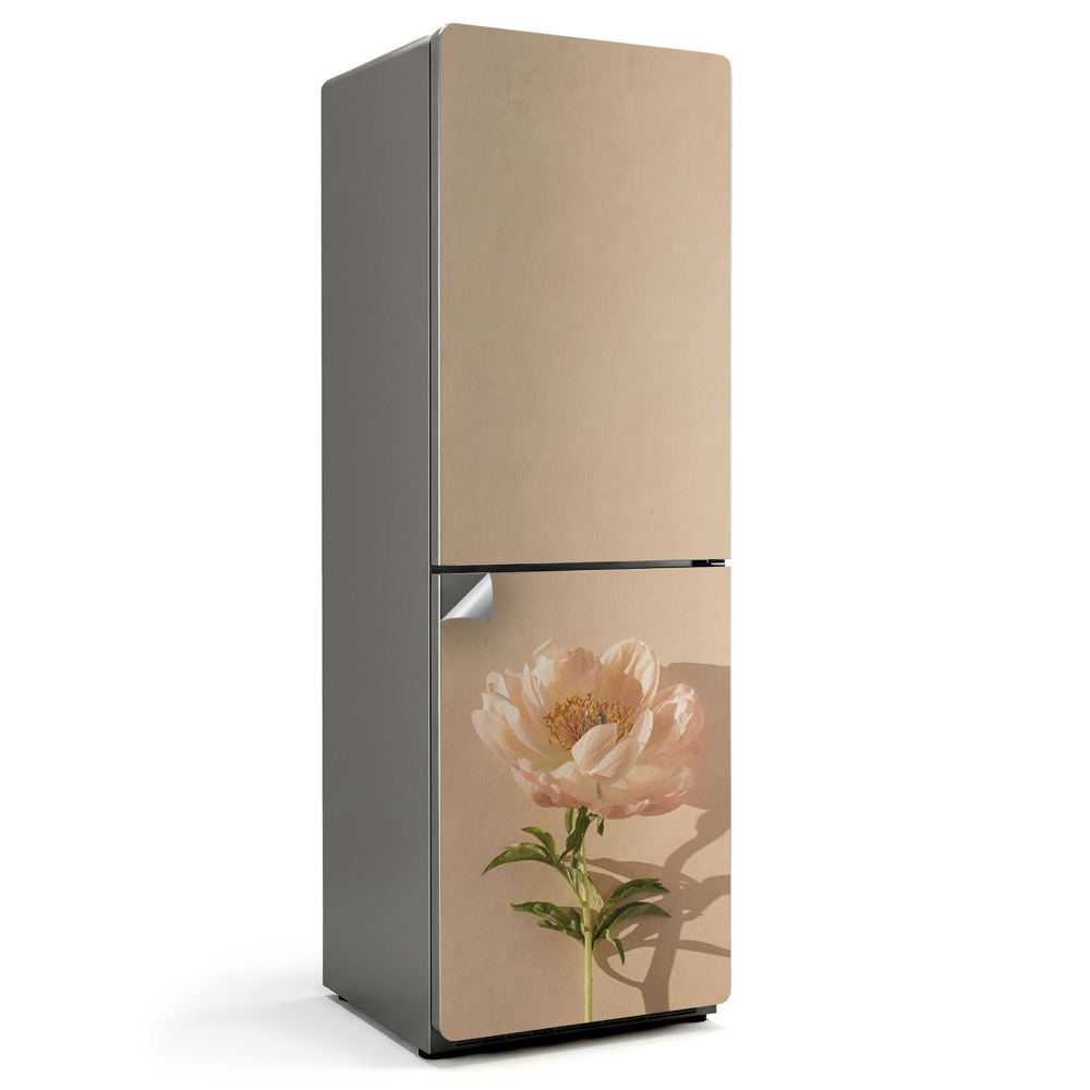 Autocolant pentru frigider O floare delicată înflorită