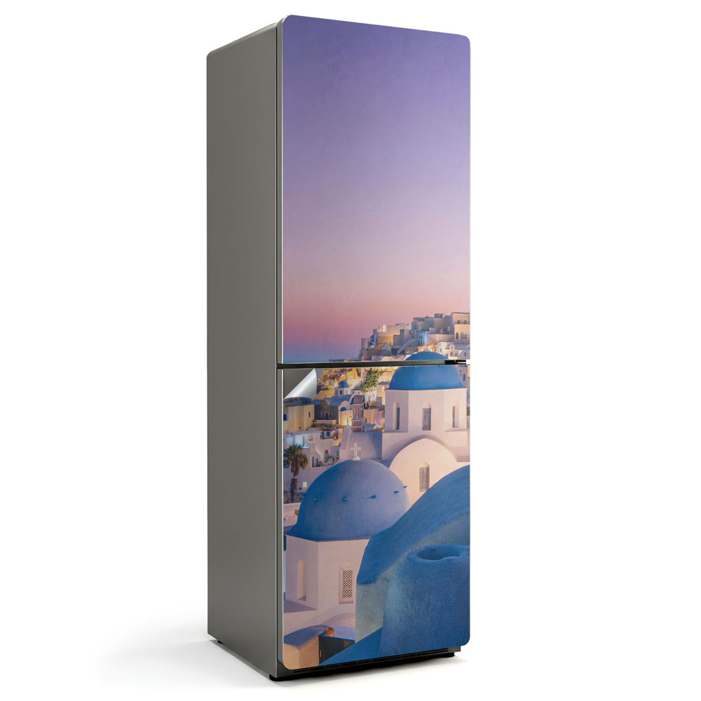 Folie frigider Peisajul din Santorini