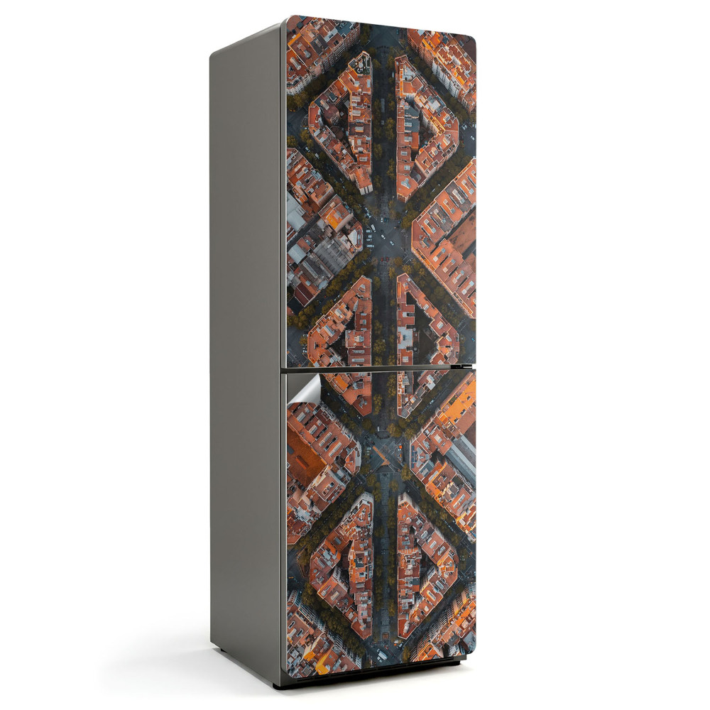 Folie frigider Model arhitectural din perspectivă