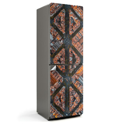 Folie frigider Model arhitectural din perspectivă