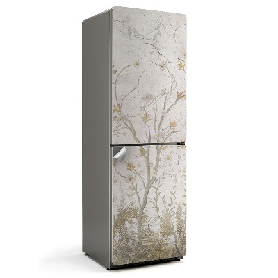 Autocolant pentru frigider Model de plantă cu ramuri