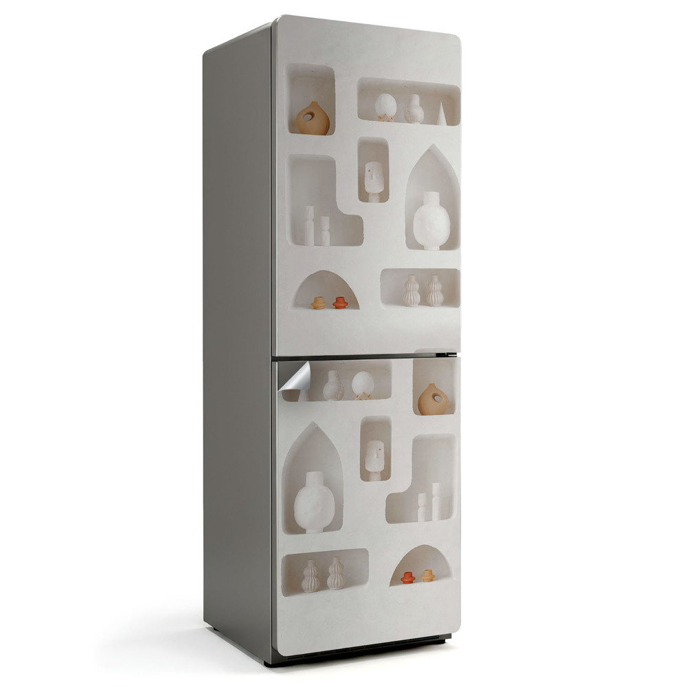 Folie frigider Nișe moderniste în perete