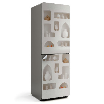 Folie frigider Nișe moderniste în perete