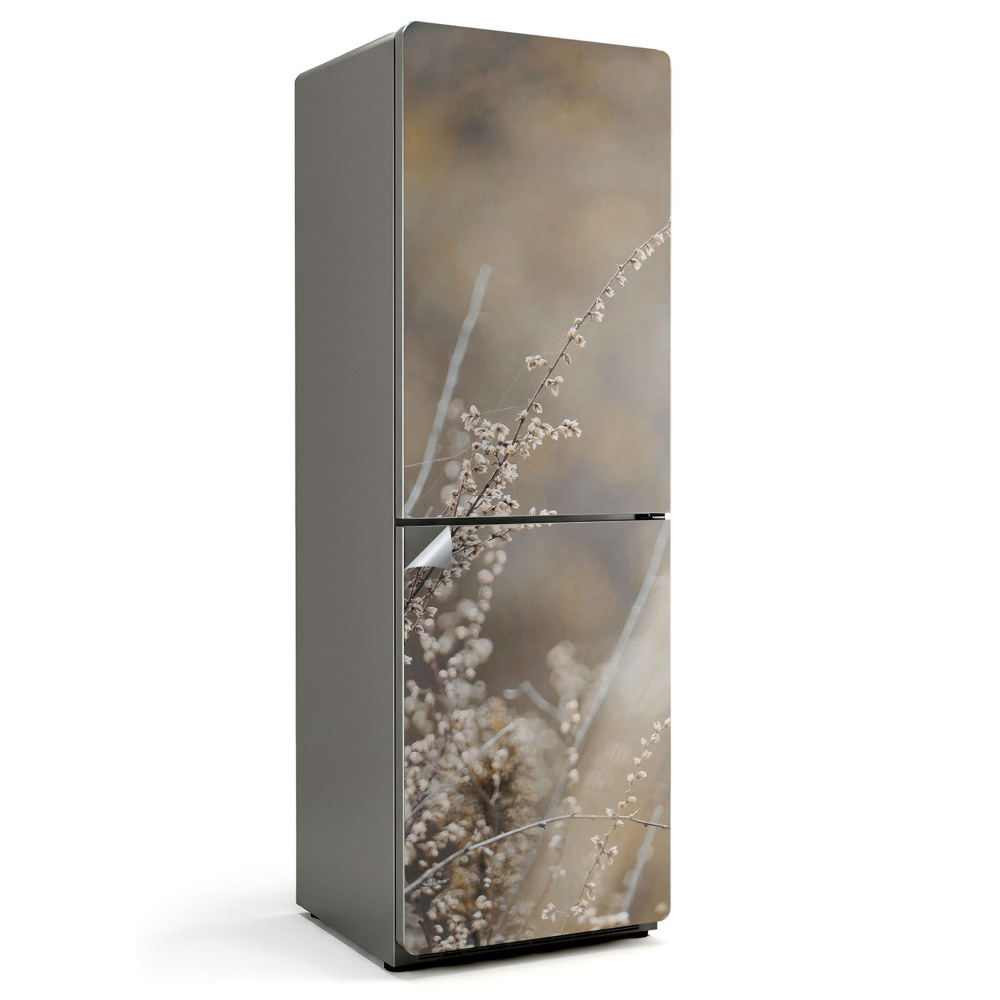 Autocolant pentru frigider Vegetație delicată, mică