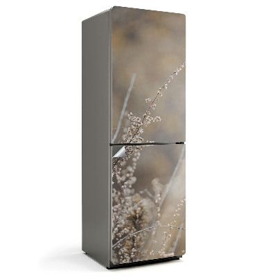 Autocolant pentru frigider Vegetație delicată, mică