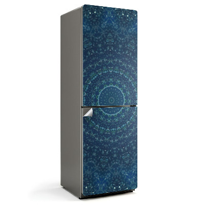 Folie pentru frigider Model Mandala în cercuri