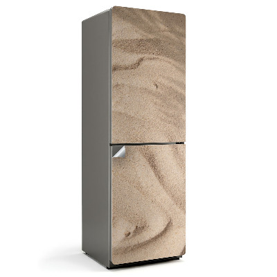 Folie frigider Textură de nisip cu valuri