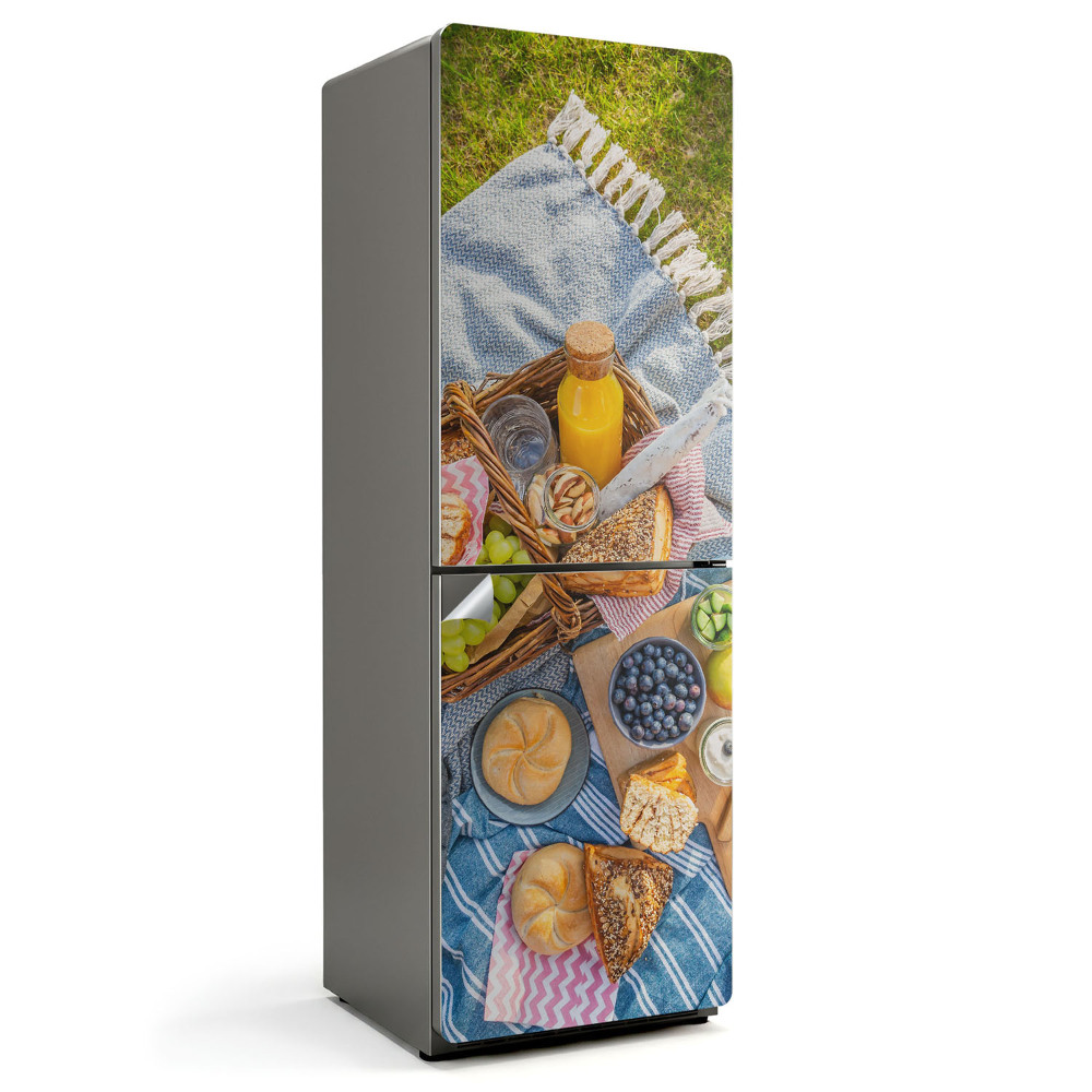 Folie pentru frigider Un picnic cu delicii delicioase