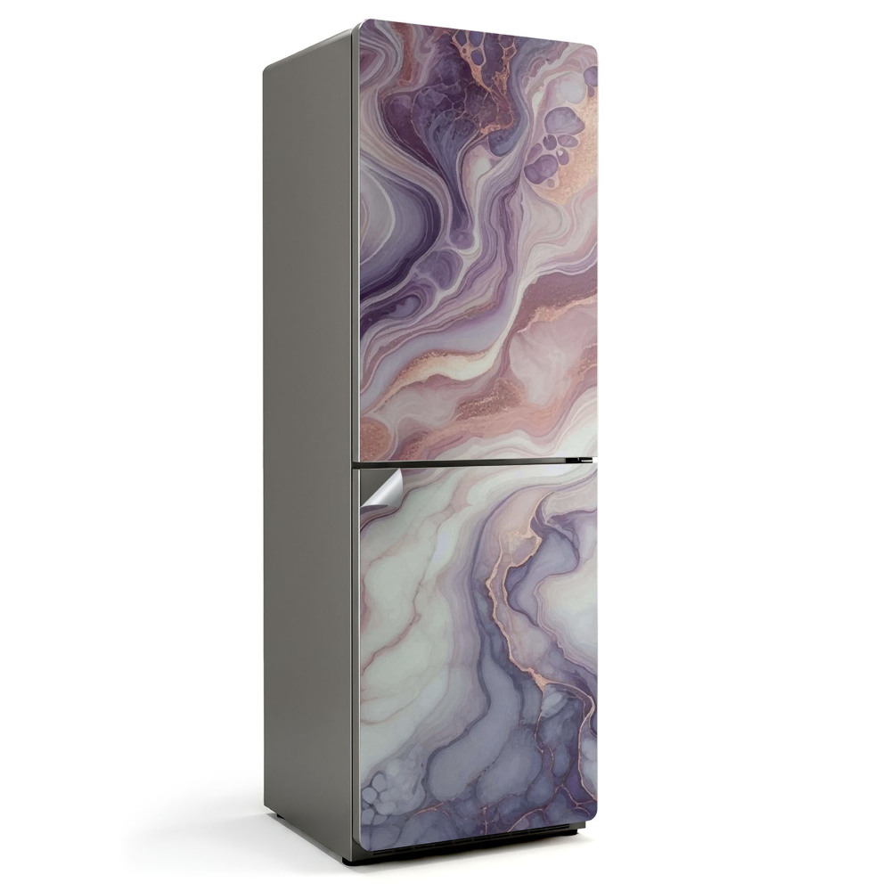 Folie pentru frigider Model fluid abstract