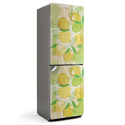 Autocolant pentru frigider Model de fructe cu frunze