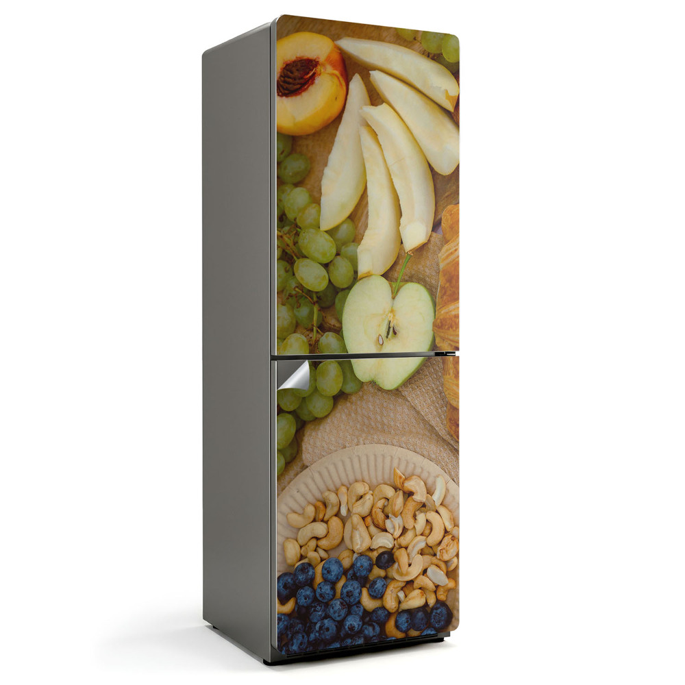 Folie frigider Fructe și nuci proaspete
