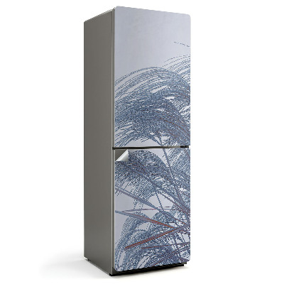 Folie pentru frigider Frunze delicate în mișcare