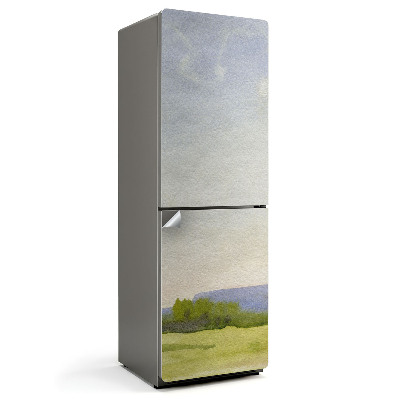 Folie pentru frigider Peisaj minimalist