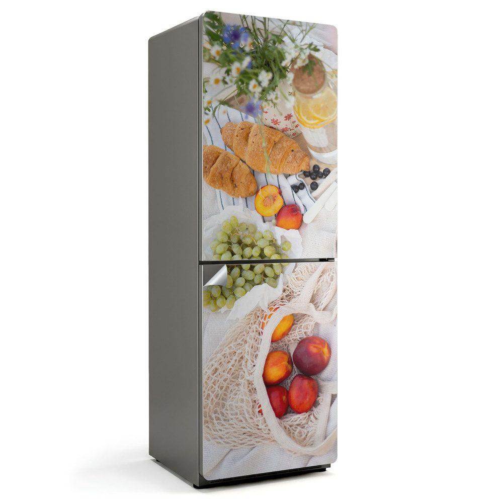 Folie pentru frigider Arome de vară pe masă