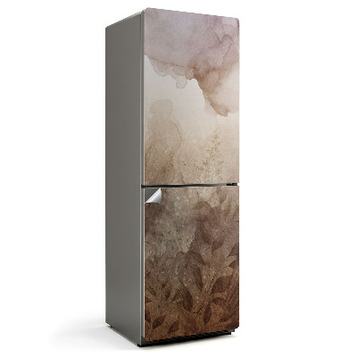 Autocolant pentru frigider Model de plantă în acuarelă