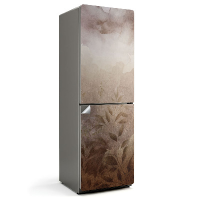 Folie pentru frigider Model de plantă în acuarelă