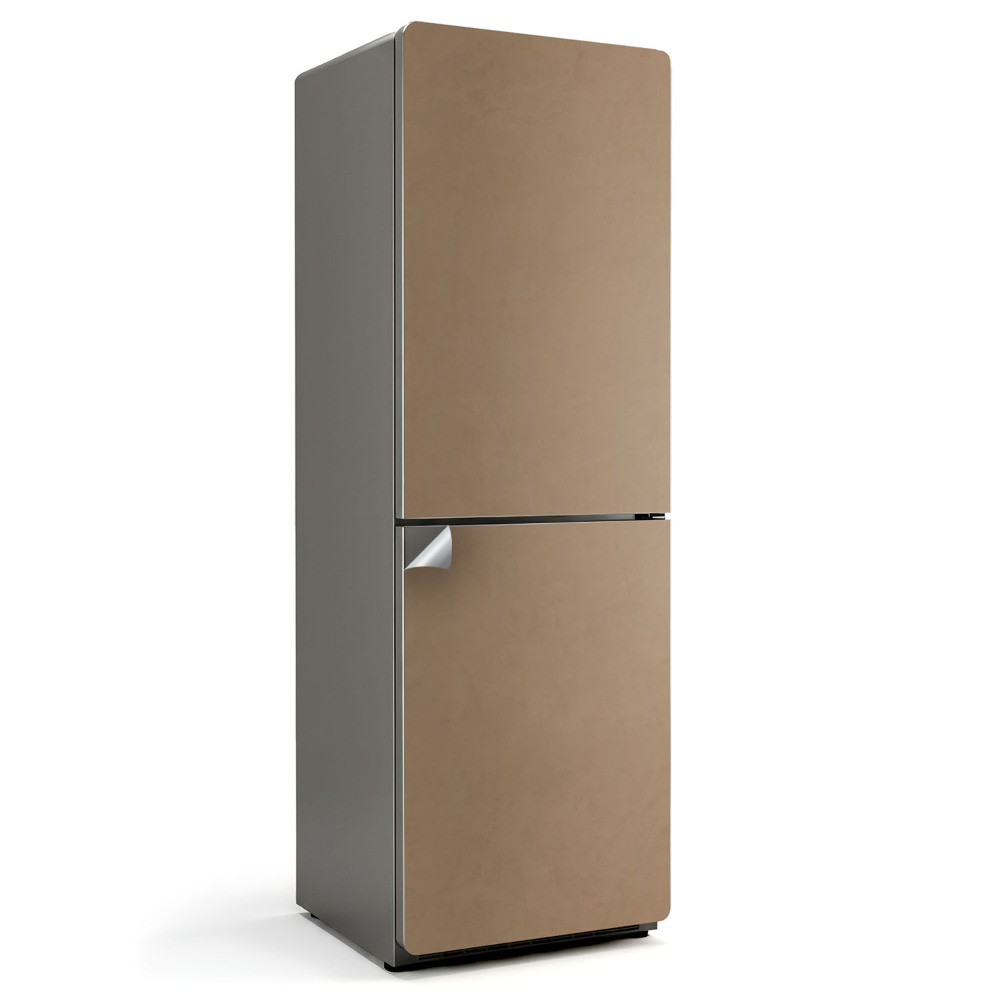 Autocolant pentru frigider Culoare Maro deschis