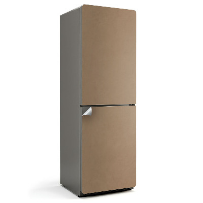 Autocolant pentru frigider Culoare Maro deschis